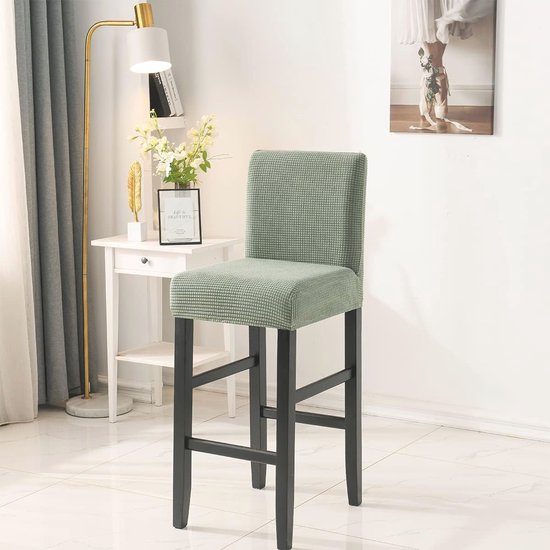 Stretch Stoelhoezen voor Eetkamerstoelen - 4 Stuks - Beschermende en Decoratieve Covers voor Barstoelen — afbeelding 4