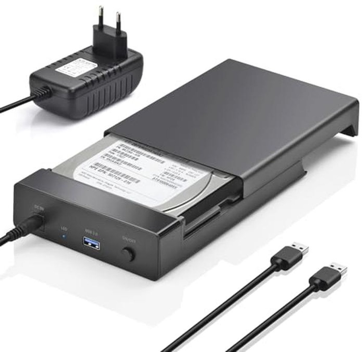 Harde schijf docking station USB 3.0 SATA HDD/SSD voor 2,5 en 3,5 inch schijven