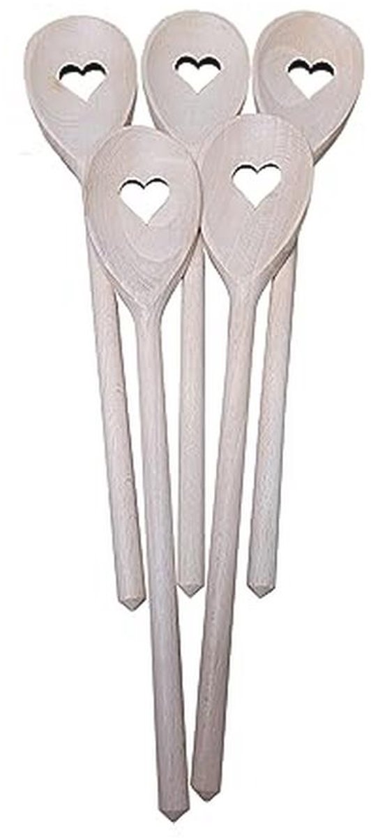 Houten Lepels Set van 20 - 30 cm Koken Bakken Tasting