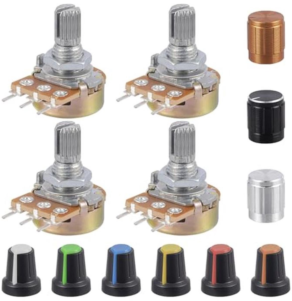 5K Ohm Lineaire Draaipotentiometer - 20 Stuks