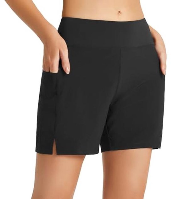 XFSRG Zwemshorts voor dames, hoge taille, sneldrogend, voor zomer