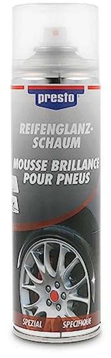 Bandenglans-schuim 500 ml voor het reinigen en onderhouden van autobanden