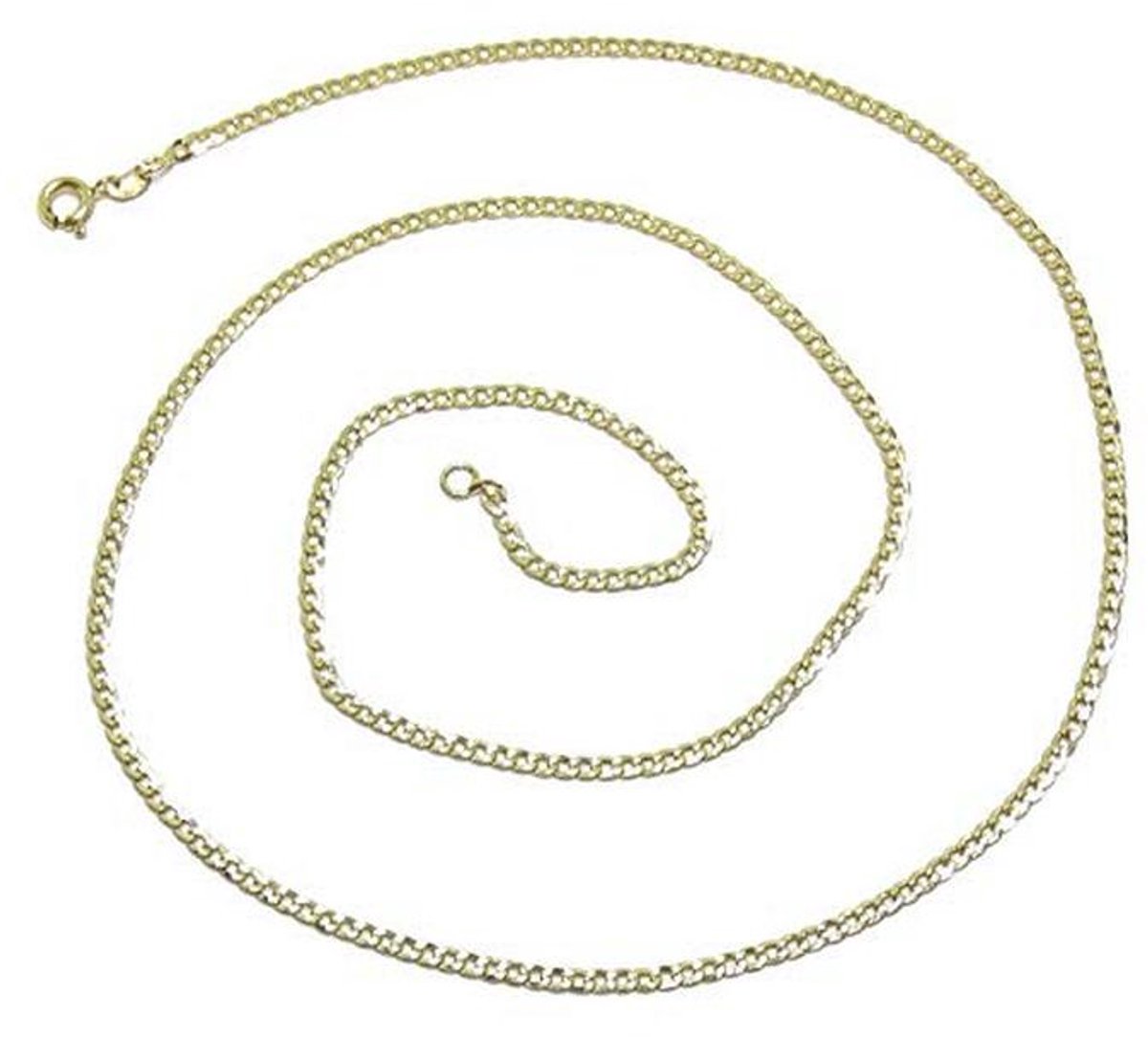 Heren Pantserketting van 18 Karaat Geelgoud - 60 cm, 2,00 mm Dikke, Tijdloos Design