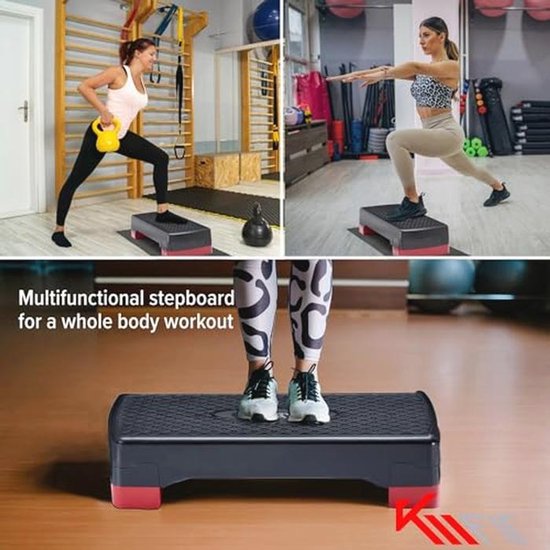 Fitness Stepper - Verstelbare Aerobic Stepboard voor Thuis | bol