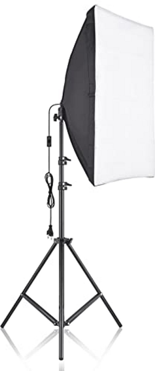 Lichtboxset voor studiofotografie 50 x 70 cm met statief