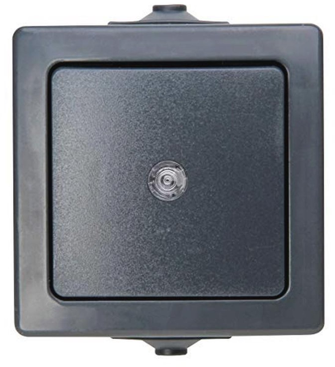 Knop voor vochtige ruimtes, 250 V (10 A), IP44, antraciet