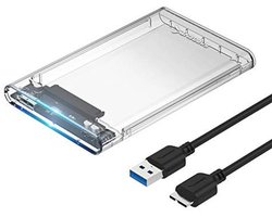 Externe Harde Schijf Behuizing 2.5 inch SATA naar USB 3.0 - Tool-Free en UASP Ondersteuning
