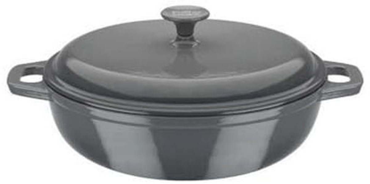 Gietijzeren Stoofpan 30 x 9 cm - Ideaal voor Gezond Koken