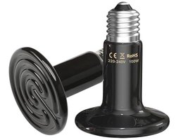 2Pcs Keramische Heat Emitter 100W voor Reptielen en Huisdieren