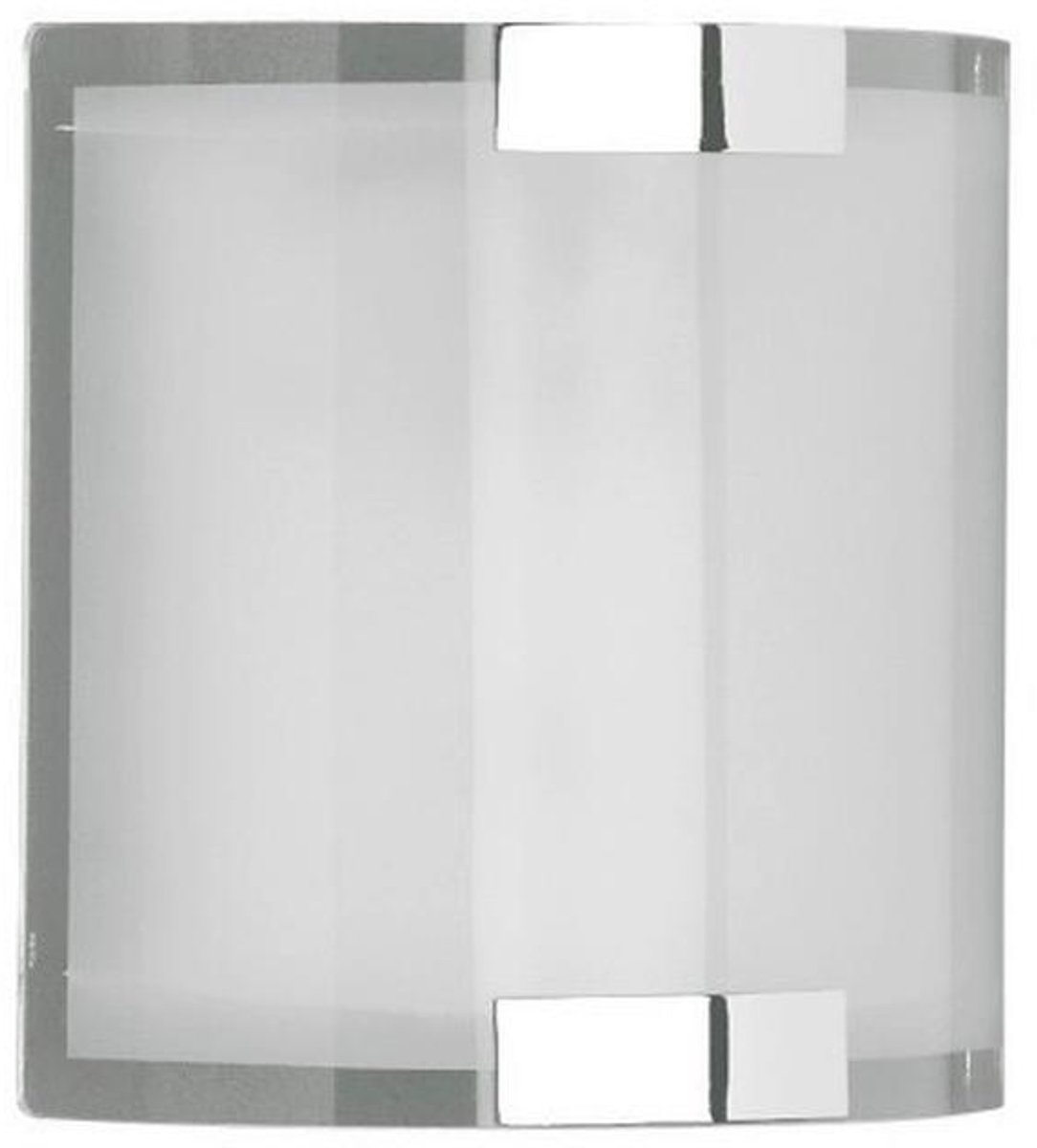 Wandlamp Divo in Chroom en Mat Wit Glas - Modern Ontwerp voor Elke Ruimte