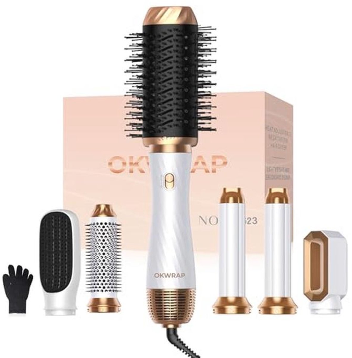 6-in-1 Haar Styler Set voor Perfecte Styling
