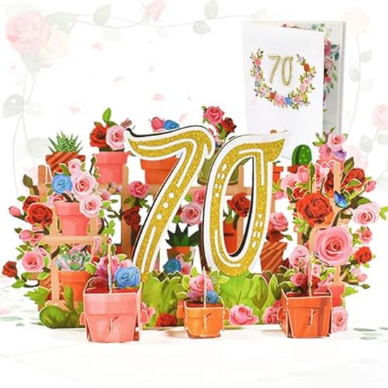 Vicloon verjaardag pop-up kaart,3D pop-up kaart Happy Birthday, Verjaardagskaarten met enveloppenkaart,3D Pop Up wenskaart met LED blaaskaars en lampjes voor familie en vrienden - 18 jaar oud