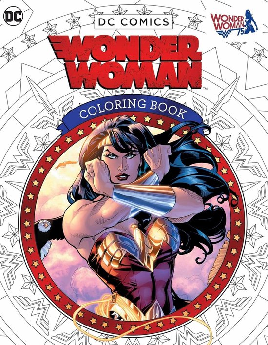 DC Comics Wonder Woman Coloring Book - cover