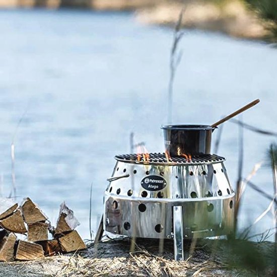 Zwarte Emaille Pan 1 Liter - Ideaal voor Koken op Open Vuur en Thuis — afbeelding 2