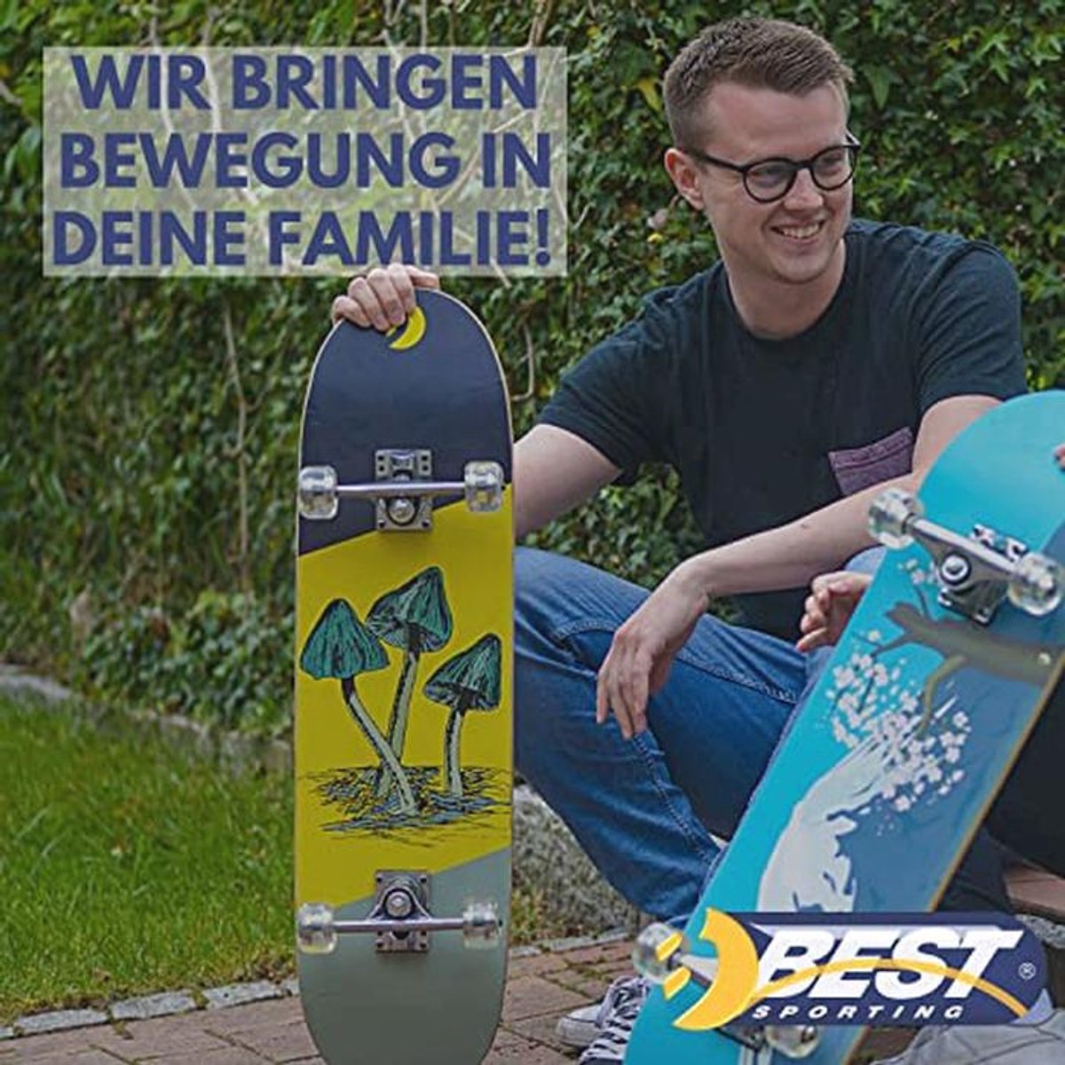 Hoogwaardig Mini-skateboard voor Kinderen - Perfect voor Beginners met Comic-design