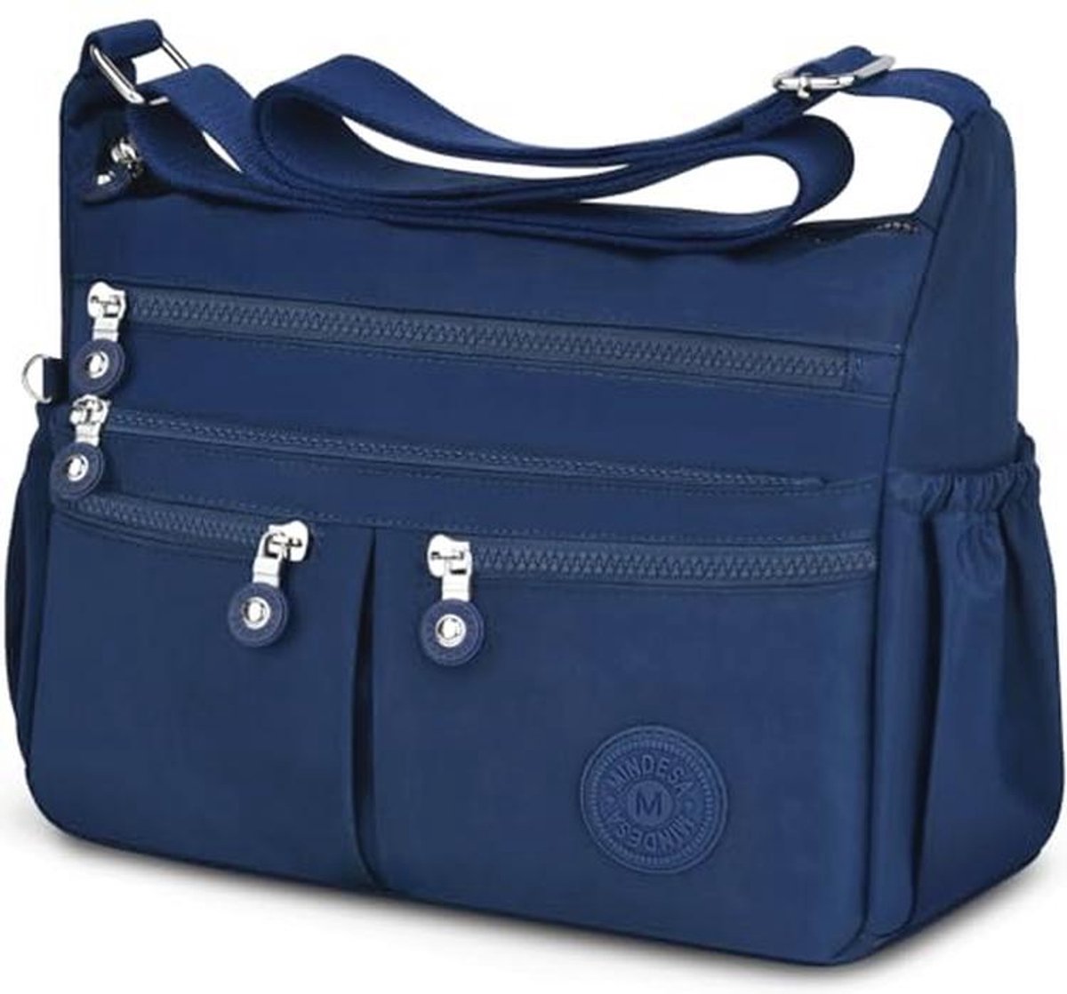 Waterdichte crossbody schoudertas voor dames - Grote capaciteit & casual ontwerp - Blauw