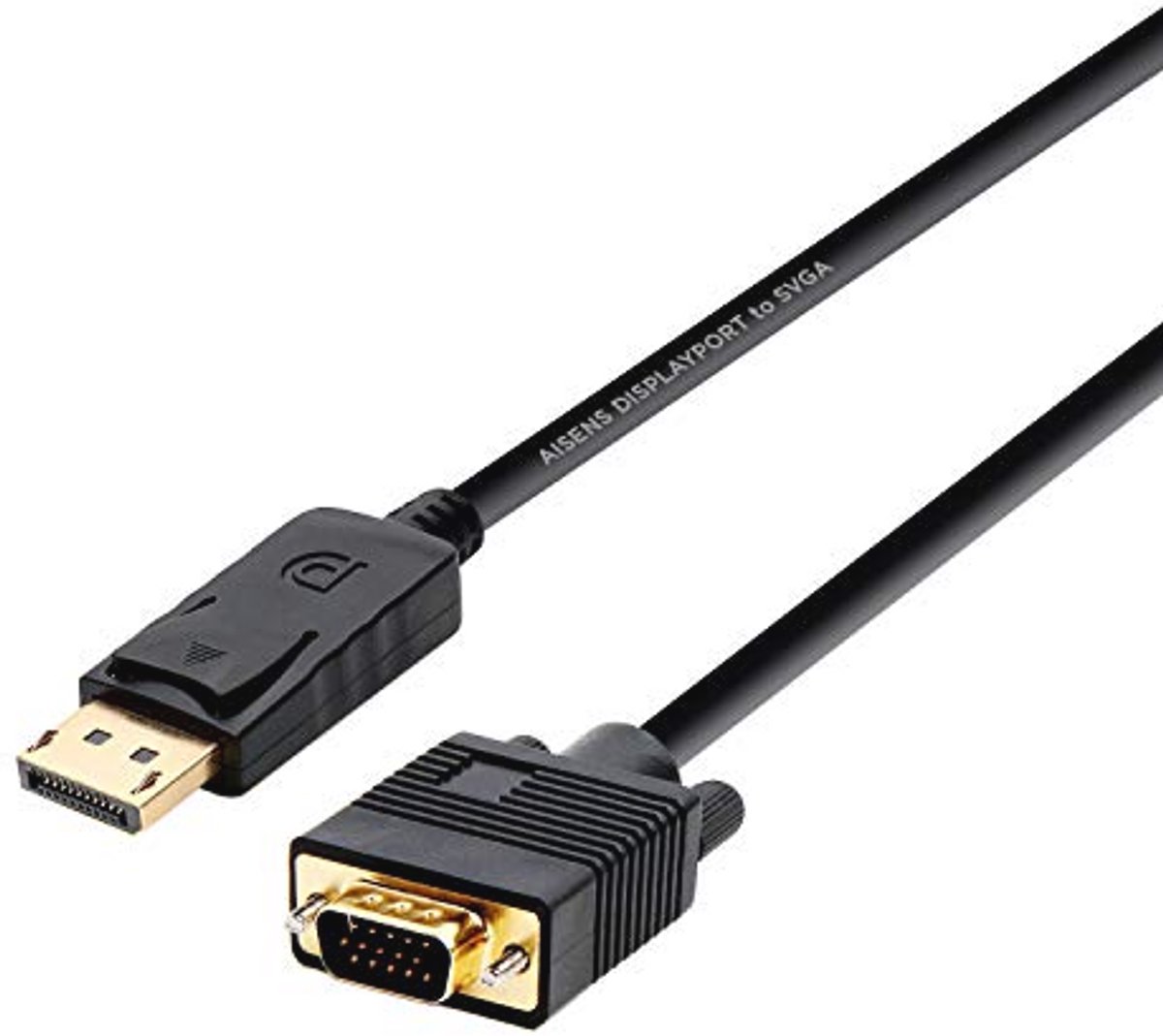 DisplayPort naar VGA Converterkabel - 2 meter Zwart