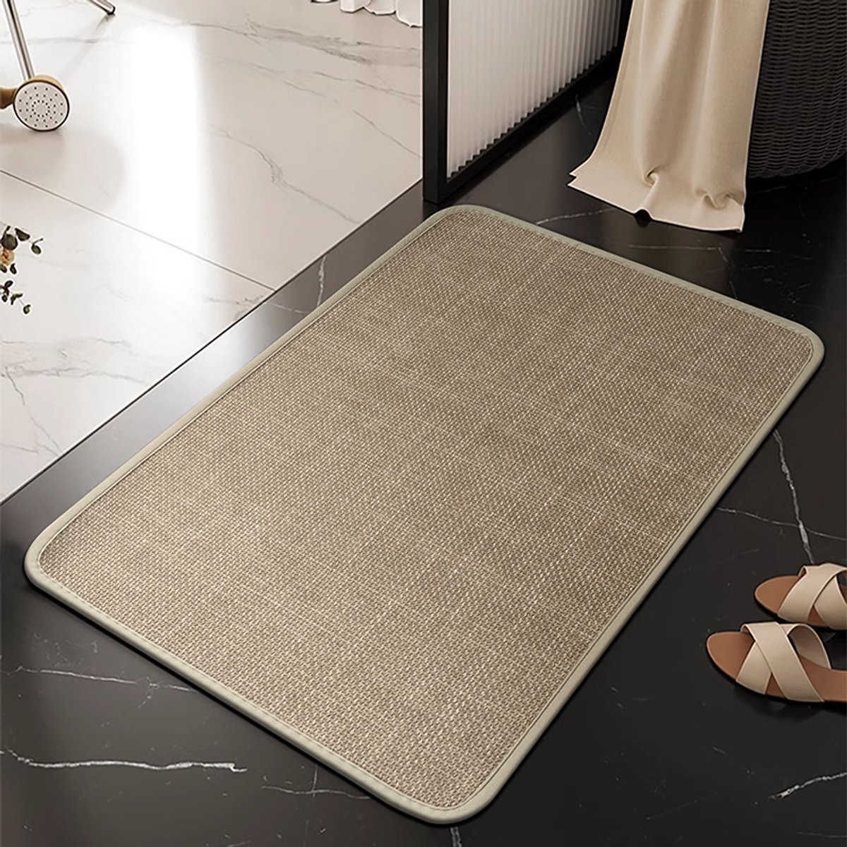 Ynkkvre - Deurmat – Eenvoudig te reinigen, weerbestendige vuilvanger met antislip onderkant – Voor binnen en buiten, absorberend, sneldrogend, wasbaar – 45 x 70 cm