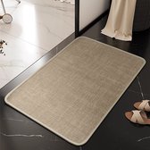 Wash Dry Deurmat, Sahara 75 x 120 cm, binnen en buiten, wasbaar, beige
