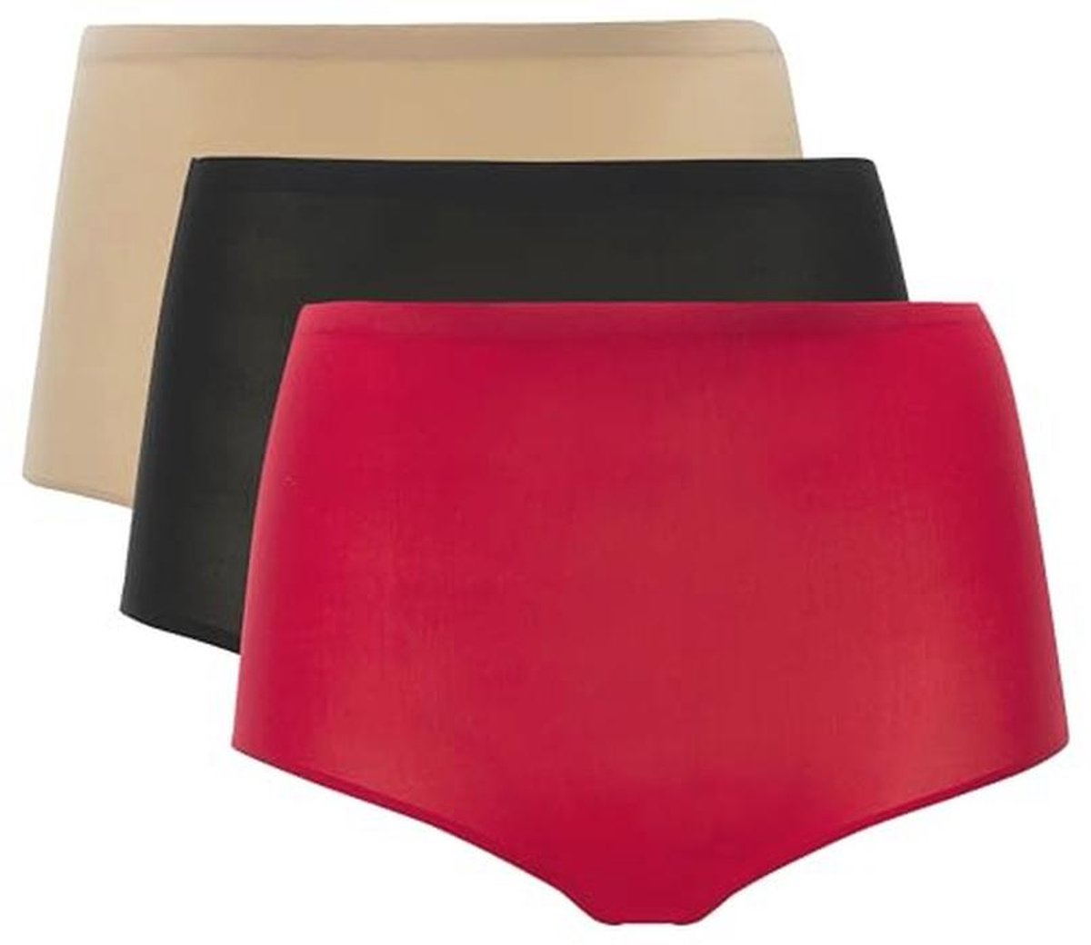 Zachte stretch slip voor dames - Meerkleurig, One Size