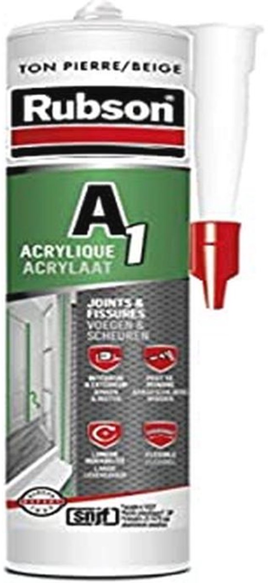 Multifunctionele Acrylkit voor Binnen en Buiten - 300 ml - Ideaal voor Voegen en Scheuren