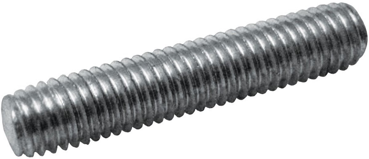 GebuVolco 082 draadstukje (draadstang) DIN 976A M8x80 mm 4.8 ijzer gegalvaniseerd 082.08080.1020