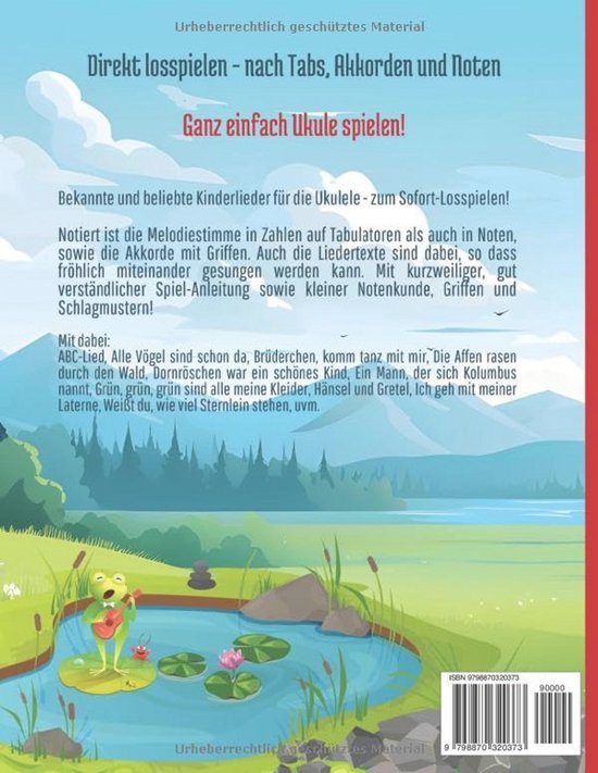 Ukulele Spielbuch voor Kinderen met Populaire Lieder — afbeelding 2