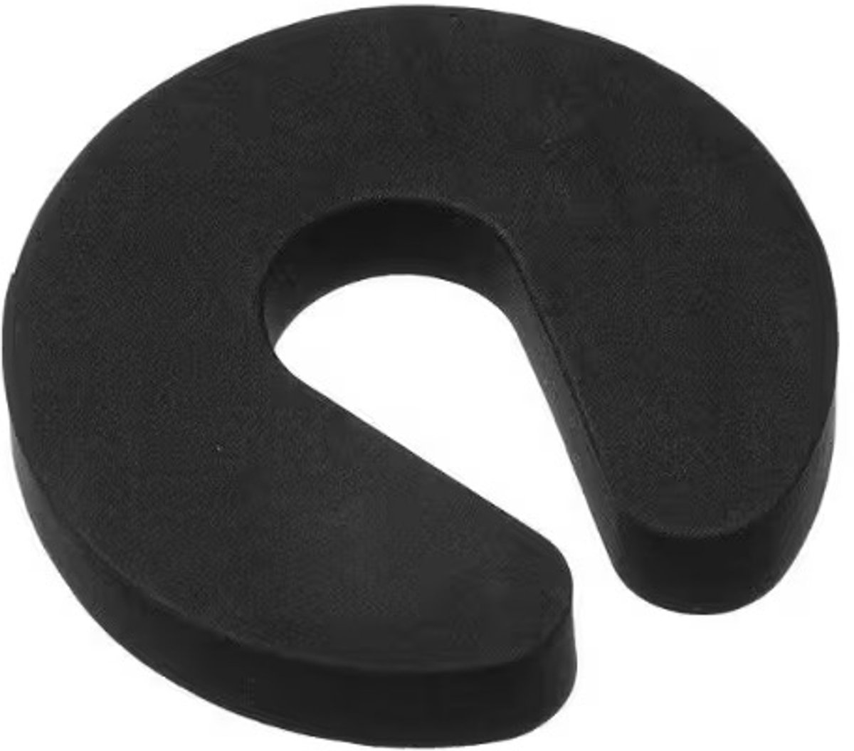 Zwarte Deurstopper Foam Schuim 4 stuks