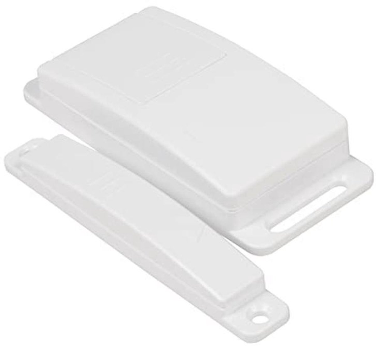 Draadloze magneetcontact voor deuren en ramen, opbouw, 433,9 MHz, batterijvoeding, tot 30 m bereik