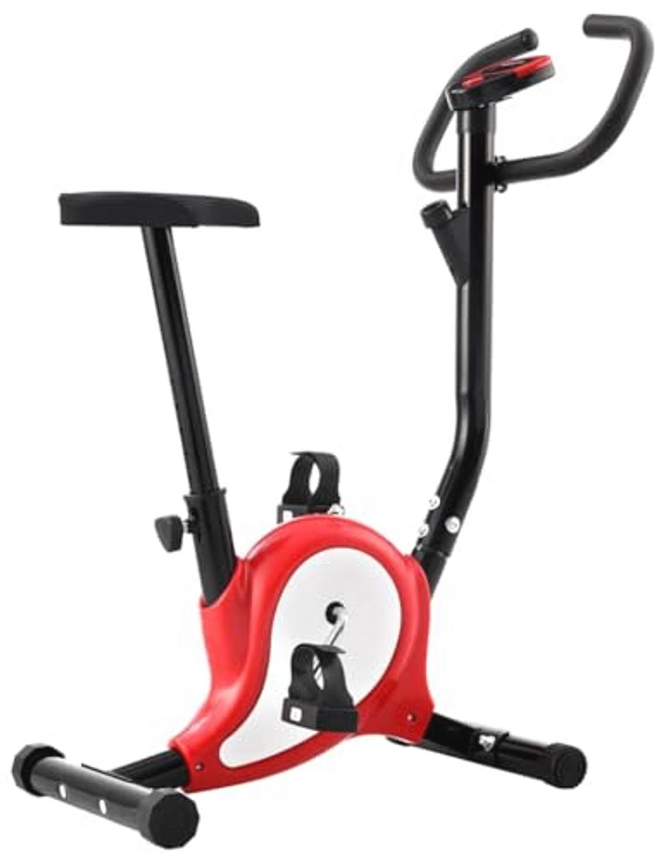 Hometrainer met bandweerstand en LCD-scherm - Thuis trainen in stijl