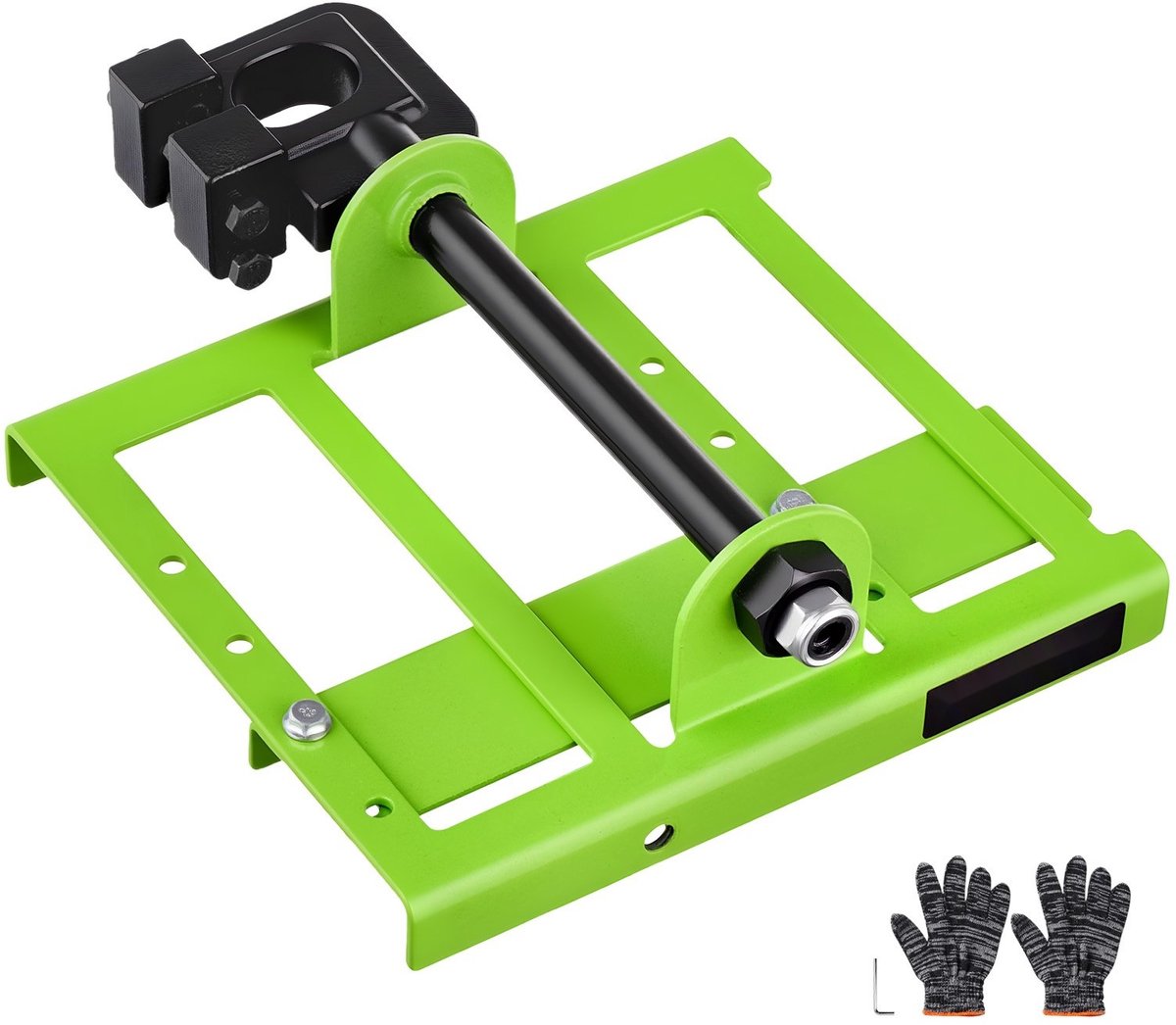 Kettingzaaggeleider - Verticale geleider - Verstelbare breedte 5–15 cm - Mobiele zagerij - Gietijzeren constructie - Zaagaccessoire voor bouw & houtbewerking
