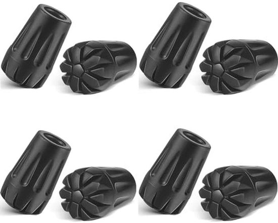 4 stuks tourplaten/sneeuwborden met schroefdraad trekking pole basket Mud Ski Basket - moddermanden, rubberen buffers/sneeuwborden met schroefdraad voor wandelstokken, accessoires voorkomen het