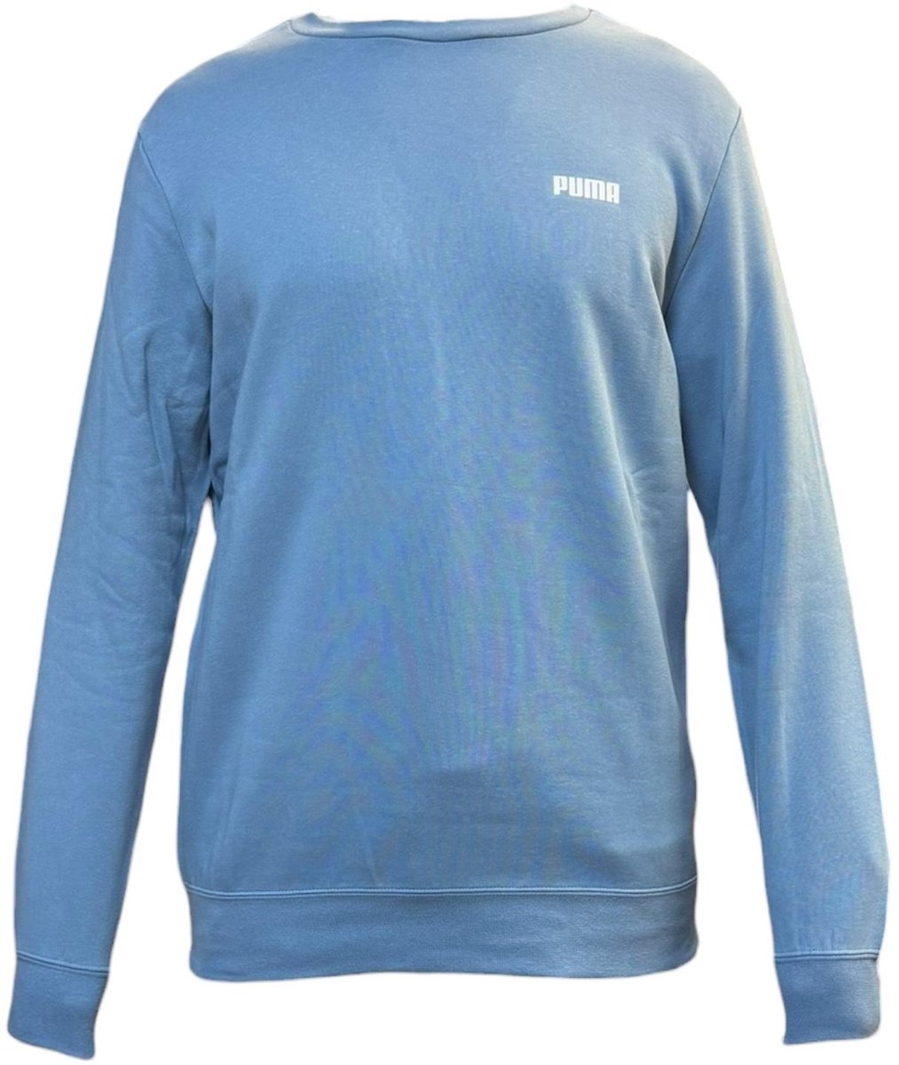 Puma ESS Small Logo Crew TL Trui Mannen Blauw