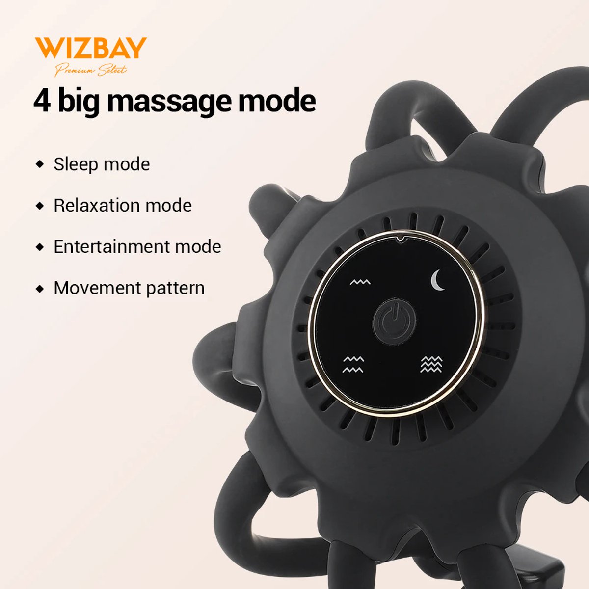 WizBay Premium Select Hoofdmassage Spin met Bluetooth - afbeelding 3