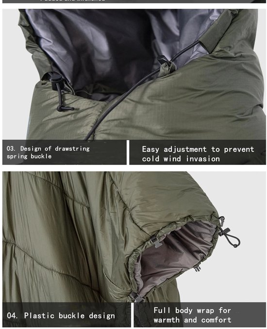 Benelux Select Hangmat Camping - Hangmat - Hangmat Outdoor - Outdoor Hangmat - Winddicht - Multi-functioneel - Tot -5°C - 225 x 140 cm van Benelux Select — afbeelding 3
