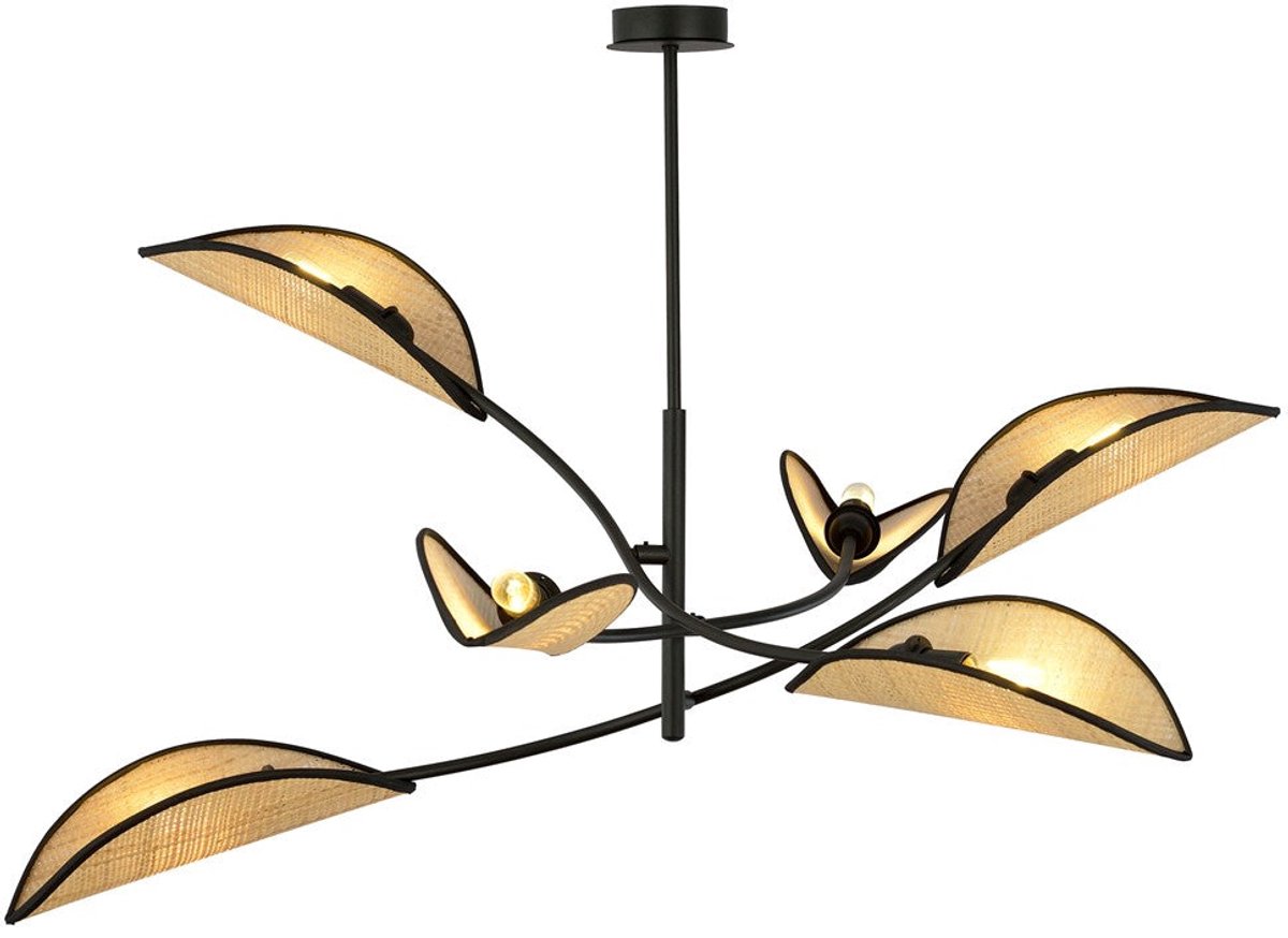 LOTUS 6 BLACK/RATTAN