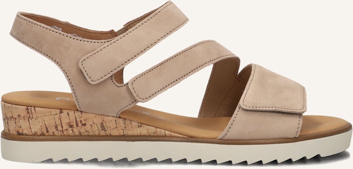 Gabor 754.1 Sandalen Met Sleehak Dames Beige