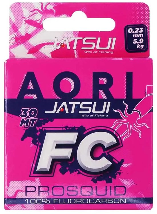 Jatsui Aori Fc Pro Squid Flurocarbon 30 M Roze 0.300 mm — afbeelding 2