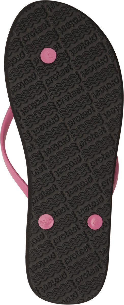 Protest Prthalla – Slippers Dames – Bloemenprint Zwart