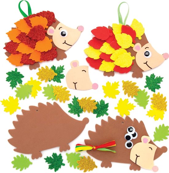 Baker Ross AT584 Daffodils Mix & Match Decorative Pendant Craft Set for Kids (8 Pieces) Creative Sets for Crafts and Decorating in Spring