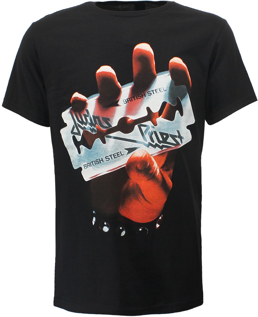 Judas Priest British Steel Razorblade T-Shirt - Officiële Merchandise - XL