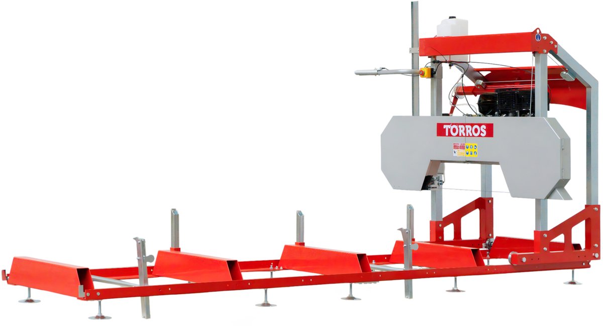 Lintzaag boomstammen zaaglengte 2794 mm diameter 800 mm benzinemotor 15 pk Stattos HBZ790