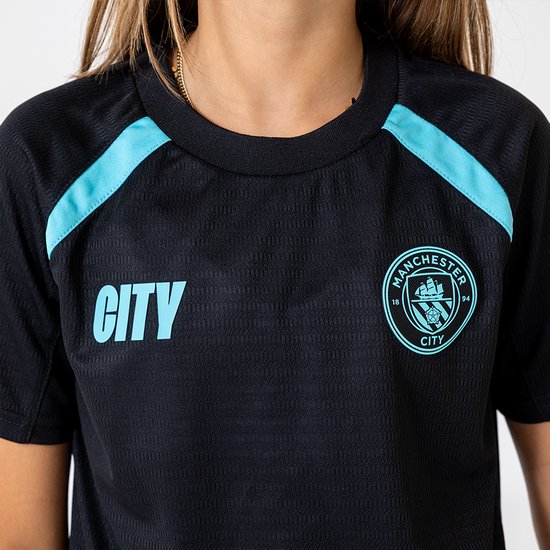 Maillot de football Manchester City Enfants - Taille 116 - Zwart - Maillot de football - Vêtements de sport - Garçons et Filles - Articles de supporter - Polyester