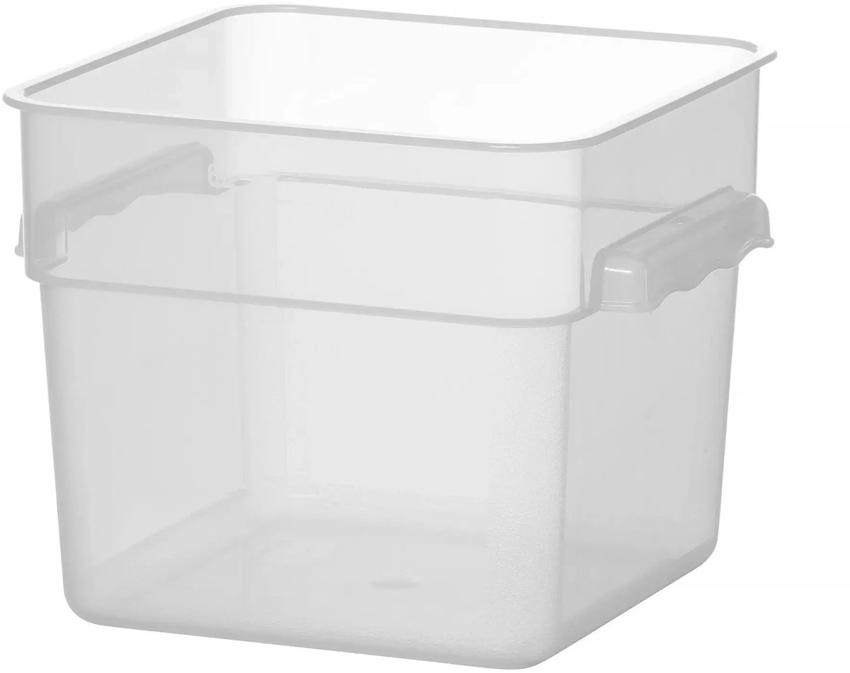 HENDI voedselcontainer 5 liter transparant BPA-vrij met schaalverdeling stapelbaar magnetronbestendig horeca