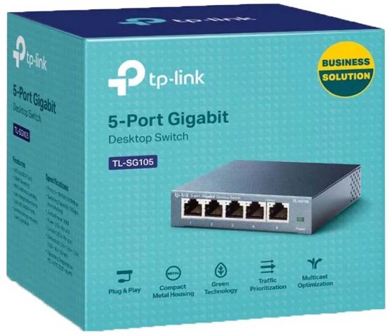 TP-Link TL-SG105 - Netwerk Switch - Unmanaged - 5-Poorten