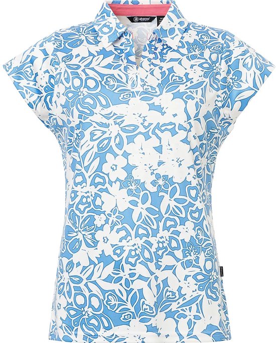 Abacus Golf Victoria Dames T-shirt Met Korte Mouwen Blauw M Vrouw — afbeelding 3