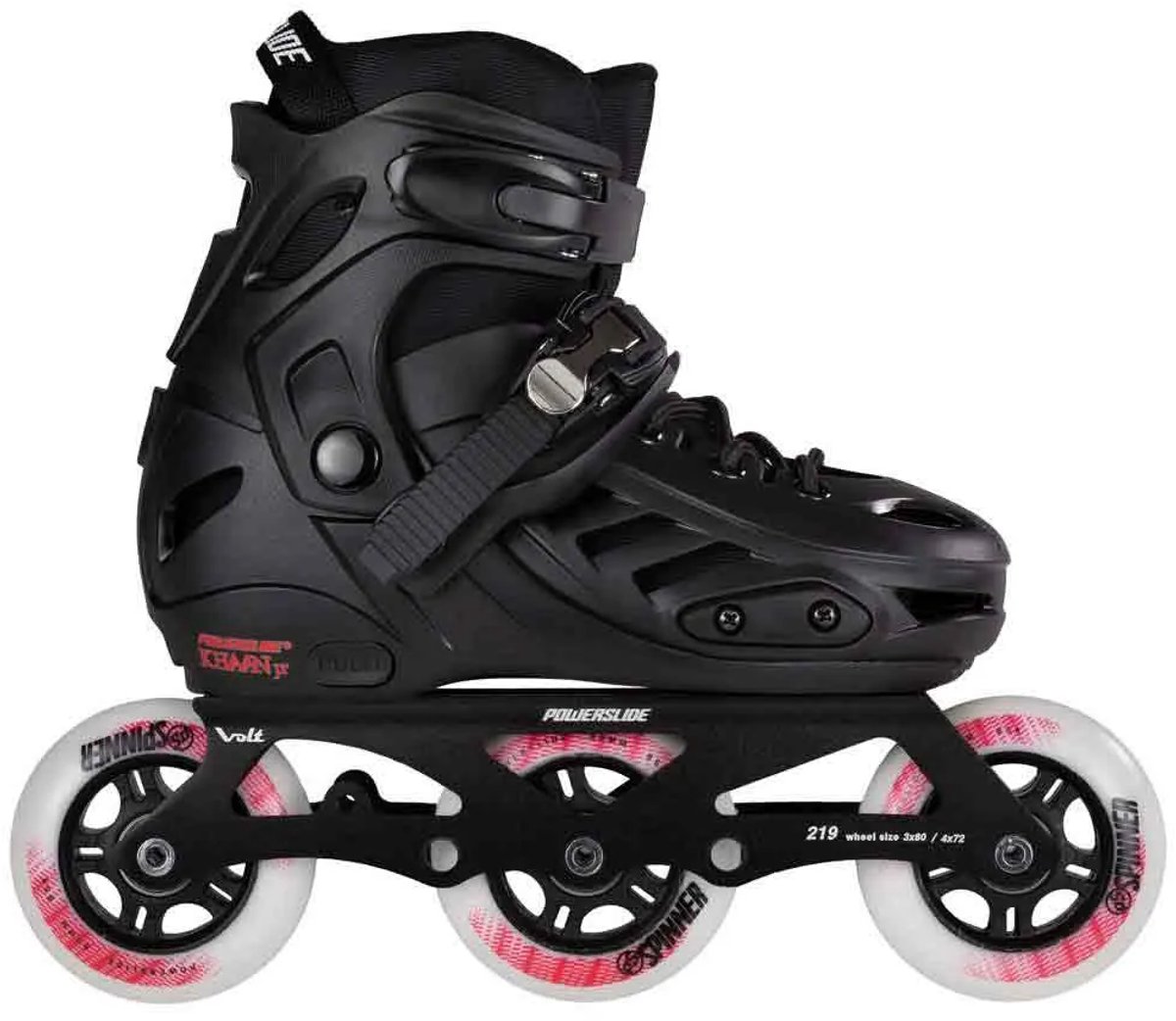 Powerslide Khaan Pro Inlineskates Unisex Zwart