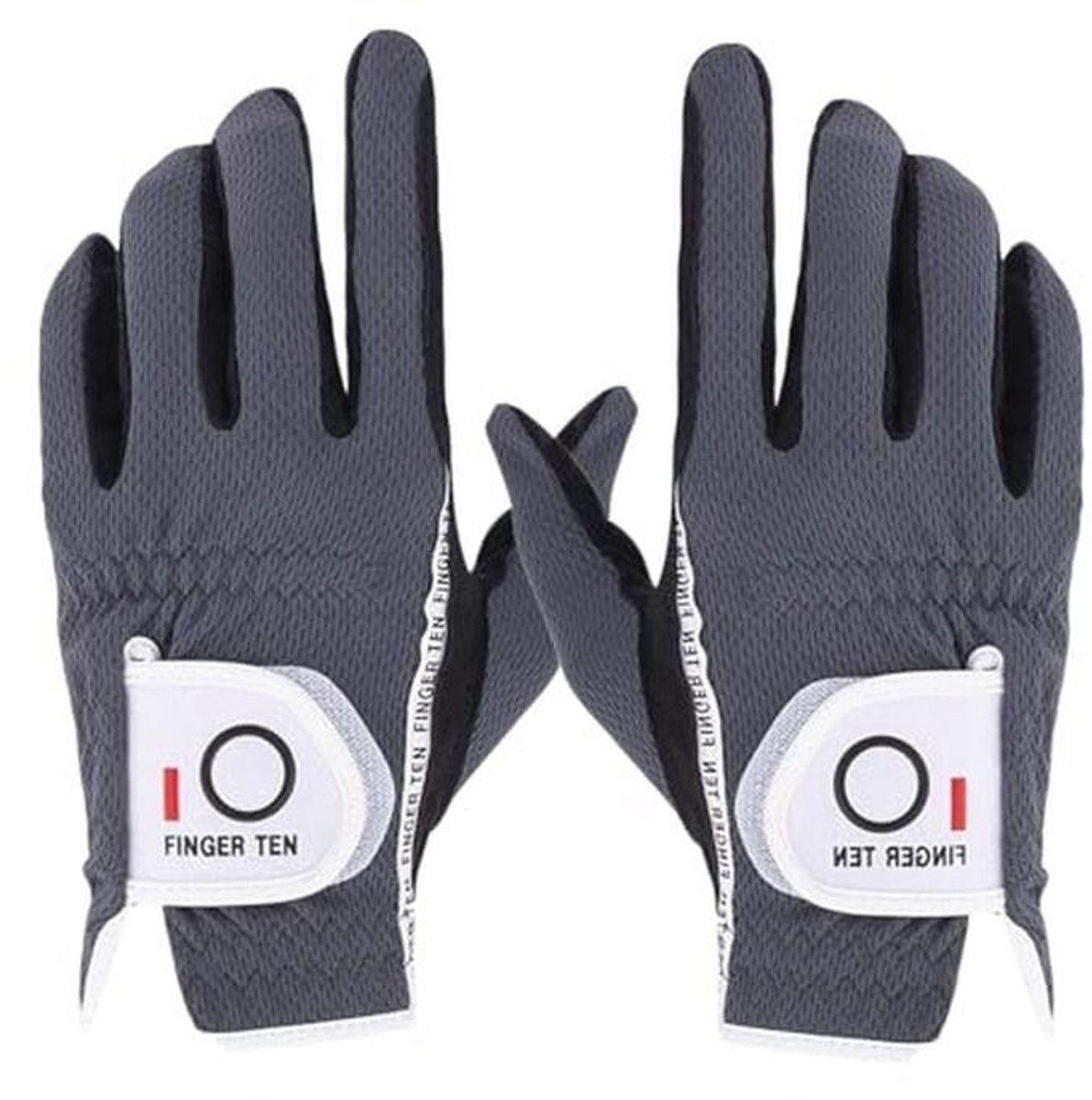 Golfhandschoenen heren linkerhand voor regen grip – slijtvast en antislip zwart grijs groen – maat S tot XXL