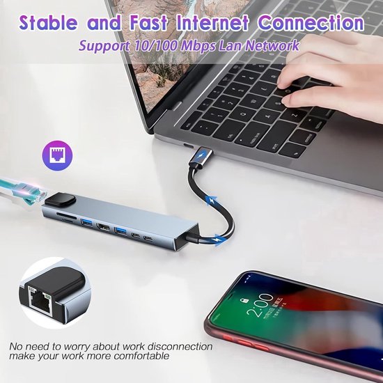 RGG 8-in-1 USB-C-hub thumbnail 6
