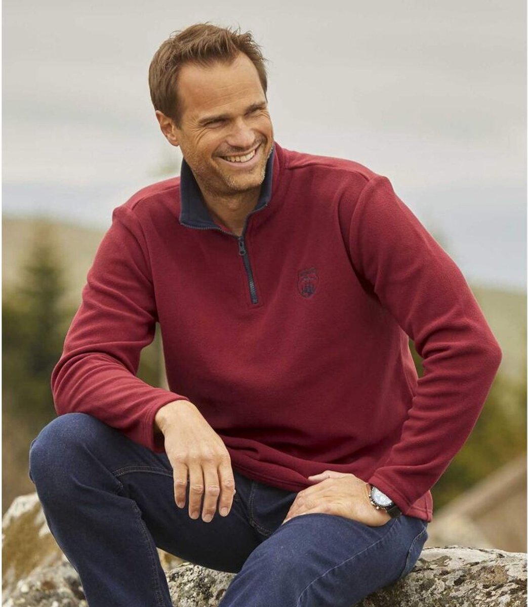ATLAS FOR MEN - Set van 2 microfleece sweaters Mountain Passion - Heren - Verkrijgbaar in grote maten - XXL